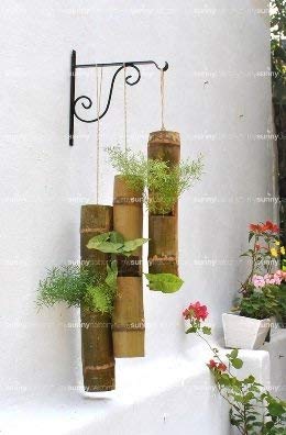 Ultimate Twist Hanging Planter Made of Bamboo