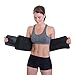 Fitru Waist Trimmer Sauna Ab Belt for Women & Men - Waist Trainer Stomach Wrap