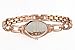 Lava Watches Women's Luxury Rhinestone Watchcase Rose Gold Steel Bracelet Watch