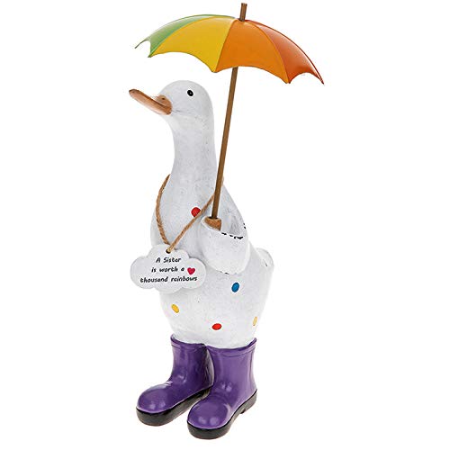 Shudehill Wooden Rainbow Brolly Duck Large - A Sister is Worth a Thousand Words