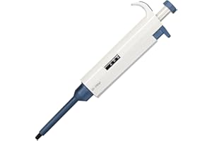 Huwazine Micropipette 20-200ul, Adjustable Pipettor for Laboratory, Single Channel Lab Pipette,Half-Autoclavable