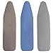 Home Intuition Extra Thick Iron Scorch Resistant Ironing Board Cover and Pad, 15x54, Standard Size Coated Thick Padding with Secure Fastener Strips and Elastic Edge, Random Color