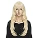 YOPO Halloween Wig Long Wavy Curly Hair Wigs for Women Synthetic Cosplay Costume Party Wig, Full Wig, 28'' Hair Wigs with Bangs, High Quality Heat Resistant, Daily Use, Free Cap & Hair Pins