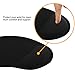 MROCO Ergonomic Mouse Pad with Memory Foam Wrist Rest Comfortable Mouse Pad with Wrist Support, Pain Relief Mousepad with Non-Slip Rubber Base Mouse Mat for Home, Office & Travel, 9 x 8in, Black