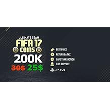 FIFA 17 - FUT - ULTIMATE TEAM - PS4 - 200K Coins / Münzen / Pièces / Monete