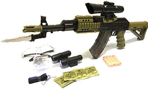 SHUNDATONG Toy Tractical AK47 Gel Blaster Toy Gun Water Beads Outdoor Hobbies Cosplay (Green)