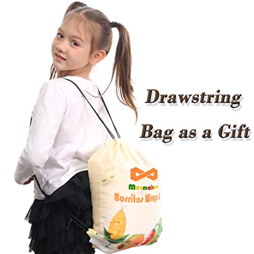 mermaker Burritos Blanket for Adult and Kids, Novelty Tortilla Throw