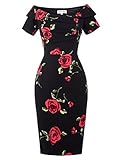 Belle Poque Women's Off Shoulder Vintage Bodycon Dresses Party Cocktail Dress
