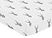 Fitted Crib Sheet for Grey and White Woodland Deer Baby/Toddler Bedding Set Collection - Deer Print
