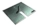 OnlineEEI Base Plate, Zinc Coated Steel, for use with Pipe and Drape System, 14