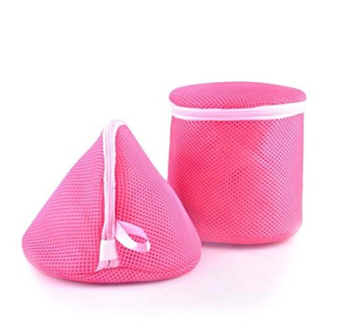 Domire 2 Pcs Household Essentials Mesh Sweater Lingerie Wash Bag