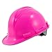 SafetyGirl SFTHHNO1000022957-00NL HDPE Peak Ratchet Adjust Cap Style Hard Hat, Pink