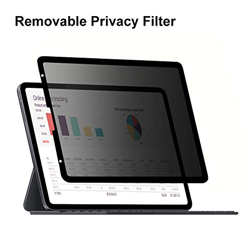 for iPad Pro 12.9 inch Fully Removable Privacy Screen Protector Filter