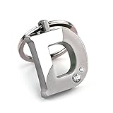 New Arrival Initial Letter D Key Ring with Pouch Bag Z78-M0716