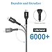 JYDMIX 3ft/0.9m 3 Pack USB A to USB C Nylon Braided Charging Cable USB Type C Sync Cable Compatible with Samsung Galaxy S10/ S9/ S8/ Plus Note 9 etc.(Black)