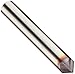 Niagara Cutter N76600 Carbide Chamfering Mill, TiAlN Coated, 4 Flutes, 90 Degree Chamfer End, 1/8