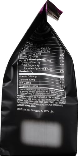 NEW YORK STYLE BAGEL CRISPS, EVERYTHING, 6 OUNCE