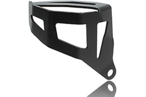 FATEXPRESS Motorcycle Aluminum Rear Brake Oil Lamp Cover Fluid Reservoir Protector Cover for B-M-W R1200GS R1200 GS LC 2013-2019 R 1200 GS ADV 2014-2019 R1250GS R1250 GS R 1250 GS Adventure 2019-2023 (Black)