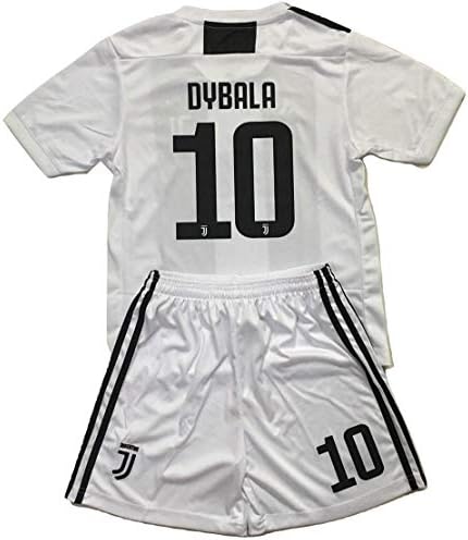 Enevva Dybala #10 Juventus 2018-2019 Youths Home Soccer Jersey & Shorts