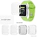 Eco-Fused Case Cover Screen Protector compatible with Apple Watch 2 (42mm) - 4 pack (2x Hard, 2x Soft) - Transparent Protective Shields - Against Bumps and Scratches
