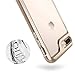 Caseology Skyfall for Apple iPhone 8 Plus Case (2017) / for iPhone 7 Plus Case (2016) - Clear Back & Slim Fit - Gold