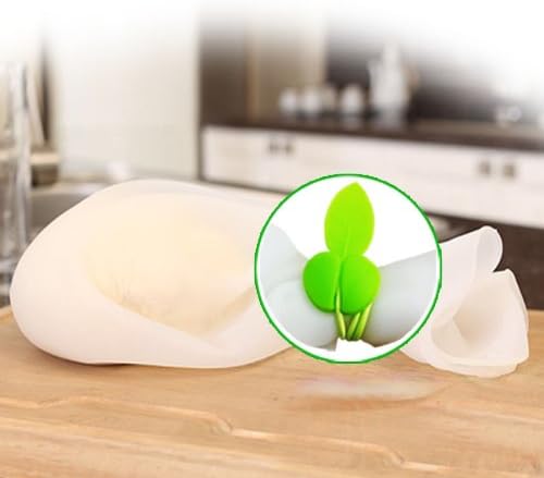 Green Monday Deals 2014 Soft PorcelainTM Soft Silicone Functional Flour-mixing Bag Knead Dough Bag Helper for Beefsteak, Fruit Juice, Mashed Potato