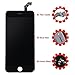 For Black iPhone 6 4.7 inch Screen Replacement Retian LCD Touch Screen Digitizer Fram Assembly Full Set with Tempered Glass Screen Protector + Tools + Instructions by Brinonac