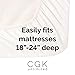 Extra Deep King Sheet Set - 6 Piece Breathable and Cooling Sheets - Hotel Luxury Bed Sheets Set - Easy & Secure Fit - Soft, Wrinkle Free and Comfy Sheets Set - White Sheet Set with Extra Deep Pockets