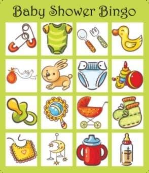 Rustic Robin Baby Shower Bingo Game Baby Party Bingo Game Cards for 16 Players Guests Fun Party Activity, Unisex, Boy Girl - Image 4