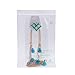 PH PandaHall Turquoise Head Chain, Unique Jewelry Headband Boho Tassel Chain Hair Band Party Headpiece Festival Prom Wedding Headband for Women Headpiece Arabian