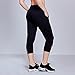 Matymats Yoga Jogger Capris - Women's Lounge Active Harem Sweat Pants with Pockets
