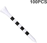 Zivisk Bamboo Golf Tees 70mm 100 Count White 2-3/4 Inch Wooden Tees view 6