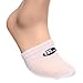 MOC Mocsocs Toe Topper Half Socks Solids 4-pack One Size Brn/blk/white/grey