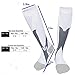2/3Pairs Compression Socks, 20-30 mmhg Medical Sport Nursing Compression Socks for Men Women Marathon Maternity Pregnancy Flight Shin Splints Edema Varicose Veins(Men8-14in Women8-15in)