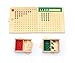Vidatoy Boxed Arithmatics Teaching Aids Bead Abacus Educational Wooden Toys For Children Maths Learning Multiplication board and Division board 2 in 1 Montessori Teaching Aids for Mathematics