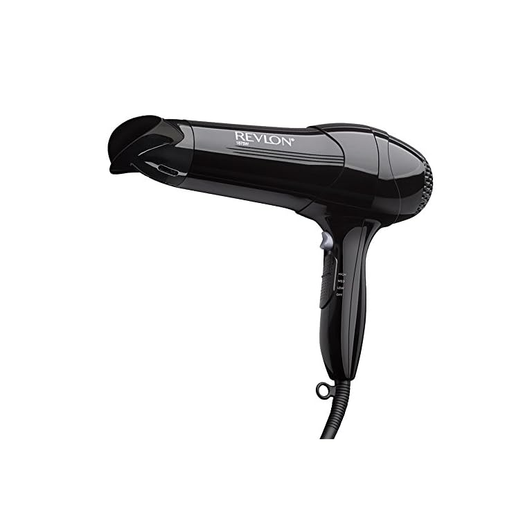 Revlon-1875W-Quick-Dry-Lightweight-Hair-Dryer Revlon 1875W Quick Dry Lightweight Hair Dryer, Black