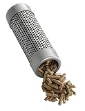 A-Maze-N AMNTS6PF Round Pellet Tube Smoker Prefilled with 100% Wood Apple BBQ Pellets, 6 Inch