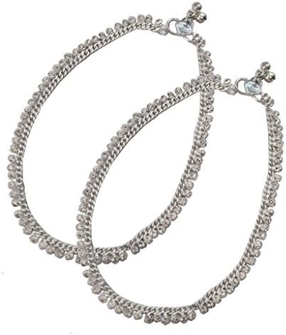 Women Jewellery Fashion Ethnic & Antique Indian Traditional Design Diamond Studded Multicolor Anklet
