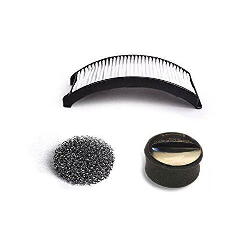 Bissell 98N4 PowerForce &amp; Helix Turbo Inner and Outer Filter Plus 1PK Hepa Charcoal Filter Plus 1PK Pre Motor Filter, 3pcs Filter Kits