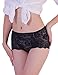 Eiggam Women’s Lace Panties, Sexy High Rise Boyshort Rose Embroidered Underwear Briefs for Women (X-Large, Multicolored,6 Pack)