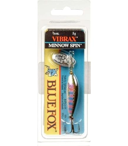 Amazon.com : Blue Fox Vibrax Minnow Spin 3/16 Minnow / Silver
