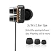 T-TOPER Noise Isolating Stereo Wired Sweatproof Two Drivers Heavy Bass Earphones with Mic for SmartPhones