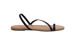 CUSHIONAIRE Women's Catalina toe ring Sandal with