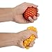sunpangpang 12pcs Mesh Squishy Ball, Rubber Stress Relief Squeezing Soft Rubber Vent Grape Ball, Slime Stress Ball, Anti Stress Toys(Yellow, Orange, Purple and Green) (S)