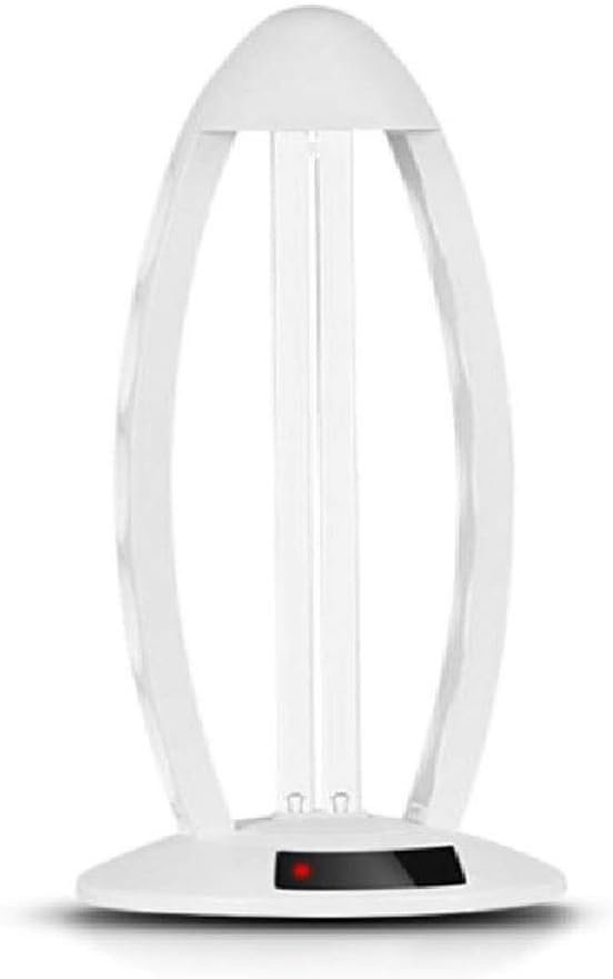 36W portable household ultraviolet germicidal lamp, mobile ozone lamp, portable disinfection and mite removal for home, school, business places (Color : White)