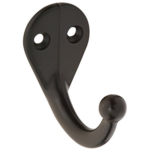 National Hardware S750-010 4025 Single Prong Robe Hook in Oil Rubbed Bronze