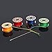 HAITRAL 25 Pcs Sewing Thread Bobbins with Bobbin Case - Sewing Thread Kit for Multiple Sewing Machine Standard Size and Assorted Colors (HT-BSK06S)