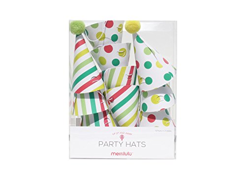 image for Merrilulu Llama Party - Mini Party Hats | 12 Pack | Party Hats | Polka