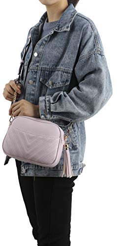lola mae quilted crossbody bolsa