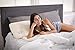 Cradle Me Thin Pillow for Sleeping - Luxury Memory Foam Pillow - Ultra Soft Slim Plush Luxury Pillow - 3 inch loft - White